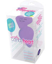 Blush Play With Me Naughty Candy Heart Do Me Now Plug - Purple - £25.14 GBP