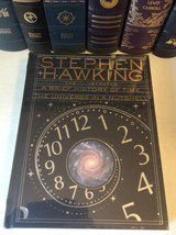 A Brief History of Time /The Universe in a Nutshell by Stephen Hawking - leather - £42.66 GBP