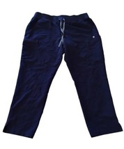 FIGS Zamora Joggers Scrub Pants Blue Womens size XL / P Petite 36&quot; - £25.70 GBP