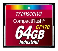 64GB Transcend CF 170X Speed Industrial CompactFlash Memory Card - $111.99