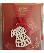 Lenox Charm Series Pierced Angel Porcelain Gift Charm Ornament - $9.50 CAD