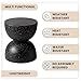 LeisureMod Minimalist Side Table Fiberstone Round Hourglass Accent End Table Sto Item image 12