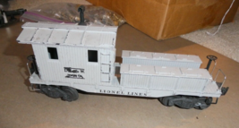 Vintage O Scale Metal Chassis Lionel Lines DL&amp;W 6419 Work Caboose Car - £17.86 GBP