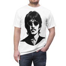 Ringo Starr Portrait T-Shirt - Unisex, Black &amp; White, Microfiber, Soft a... - £31.59 GBP+
