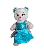 Build A Bear Disney Frozen Elsa White Teddy Bear Plush Stuffed Animal w/... - $22.72