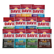 David Jumbo Variety Flavor Sunflower Seed Bags | 5.25oz | Mix &amp; Match Fl... - £13.34 GBP+
