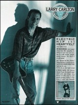 Larry Carlton On Solid Ground 1989 MCA Records album advertisement ad print - $3.60