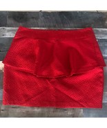 Silent + Noise red Valentine’s Day Ruffle skirt Women’s Size 12 - $31.82 CAD