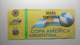 Ticket Copa America 2011 - Brazil vs Venezuela (Neymar) - £5.26 GBP