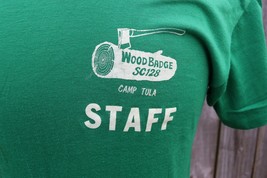 Vtg Wood Badge SC128 Camp Tula STAFF XL Size Boy Scouts America Adult Sh... - £9.23 GBP