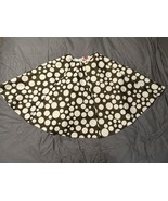 Rainbow Women’s Skirt L Dark Brown White Polka Dot Circle Skater Retro U... - $20.95