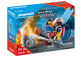 PLAYMOBIL 70291 City Life Action Fire Rescue &quot;Fire Brigade&quot;  Fireman Firefighter - £12.78 GBP