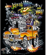 Rat Fink-Jokers Wild on a Extra Large Black Tee Shirt - $23.00