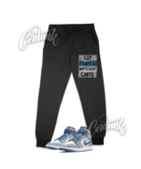 CUT Sweatpants for 1 Mid True Blue Cement Shadow Grey 3 Low High Dunk Ai... - £42.36 GBP