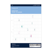 Filofax Filofax A4 Clipbook Year Planner Refill 5pk - $39.92