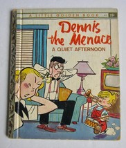 Dennis The Menace A Quiet Afternoon Vintage Childrens Little Golden Book 1st Ed - £3.92 GBP