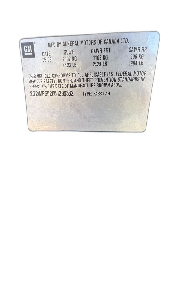 Driver Left Sun Visor Fits 05-08 GRAND PRIX 1341839********** SAME DAY SHIPPI... Item image 7