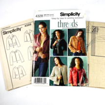 Simplicity Threads Magazine Collections Patterns Misses Jackets Coats FF... - £15.79 GBP