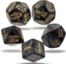Mebault Sex Dice Naughty Positions Dice for Adult Couple Sex Games Roman... - $11.94