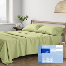 100% Cotton Twin Sheets For Twin Size Bed - 400 Thread Count 3 Piece Cotton Shee - £70.76 GBP