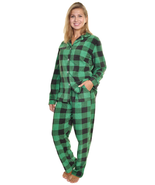 Christmas Cozy Fleece Notch Collar Pajama Set with Pockets (1-Pack) - €56,22 EUR