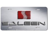 Ford Mustang Saleen Inspired Art on Gray FLAT Aluminum Novelty License T... - $17.99