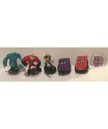 Disney Infinity Lot of 6 Incredibles Monsters Inc Cars Toy T6 - $14.84