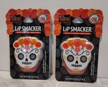 2x Lip Smacker Dia De Los Muertos Lip Balm Pumpkin Brulee New - $12.00