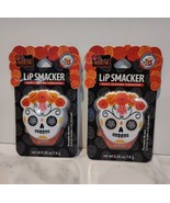 2x Lip Smacker Dia De Los Muertos Lip Balm Pumpkin Brulee New - £9.58 GBP