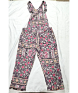 Gramicci Mia Capri Overalls womens size small INDIA color patterns 100% ... - $53.20