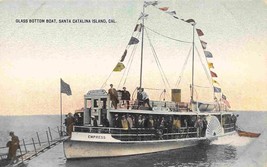 Glass Bottom Boat Santa Catalina Island California 1910c postcard - £5.53 GBP