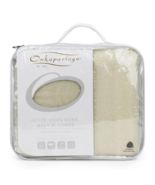 Onkaparinga 120x160cm Baby/Newborn Washable Wool Cot Soft Blanket Cream ... - £150.92 GBP