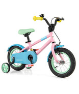 Kids Bike with Adjustable Handlebar and Saddle Pink-12 Inches - Color: P... - $151.91