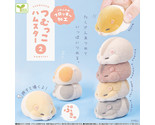 Tsumucco Flocked Vinyl Hamster Mini Figure Set of 5 Squeaky Toy Squishie - $32.90