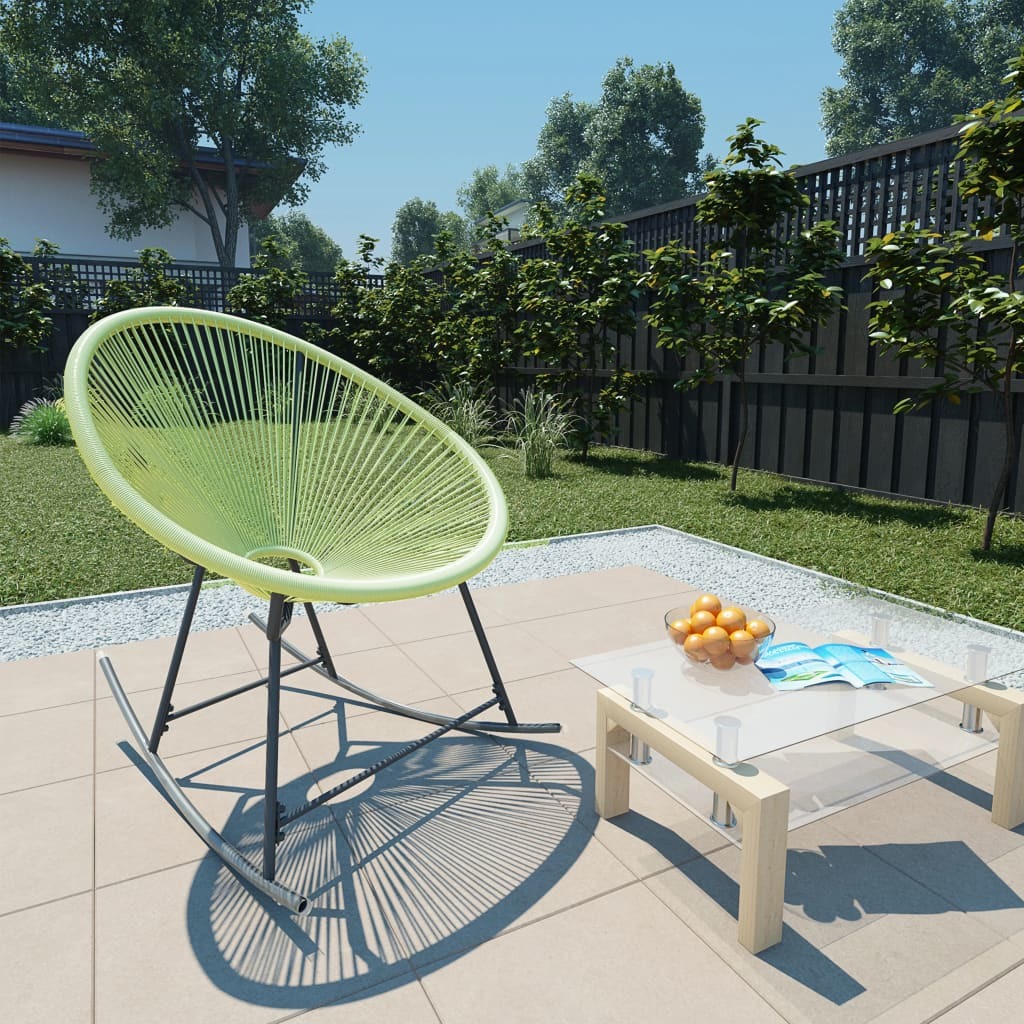 Primary image for Outdoor Acapulco Chair Poly Rattan Green