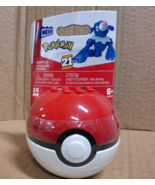 Mega Construx Pokemon Popplio Series 21 Poke Ball Figure 24 pieces - $20.29 CAD