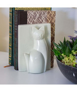 Bookends Soapstone Majestic Sitting Cat Bookends - $41.43