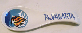 Pto. Vallart Handmade &amp; Handpainted Ceramic Spoon Rest - Made In Puerto Rico - £17.64 GBP