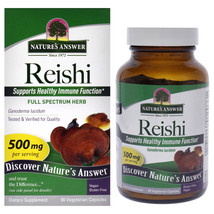 Reishi - 500mg by Natures Answer for Unisex - 90 Count Capsules - $23.19