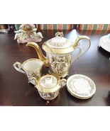 Capodimonte Italy Cherubs Embossed tea set 25 pcs [80d] - $744.71 CAD