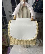 BTB Los Angeles Charli Straw Bag with Bamboo Handle – New with Tags - $1,758.17 MXN