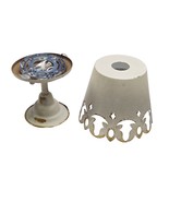Golden Lighting 0883-SF AI Eloise 8&quot; Semi-Flush Ceiling Fixture - Antiqu... - $111.59 CAD