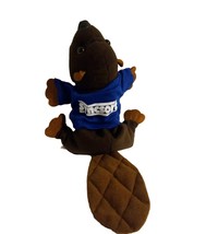 syncsort plush beaver Stuffed Animal advertising pellet filled - $14.84