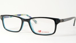 New Balance Kinder Nbk 118-1 Schwarz/Blau Brille Brillengestell 49-16-130mm - $43.63