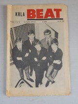 KRLA BEAT NEWSPAPER VOL 1 No 19 July 24, 1965-Satisfaction The Rolling S... - $19.94