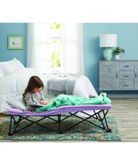 Your Zone Kids Folding Cot with Cover, Lilac Bud, 52&quot; - £71.05 GBP