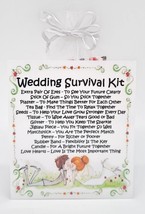 Wedding Survival Kit NEW - A Unique Fun Novelty Wedding Gift &amp; Keepsake ... - $8.25