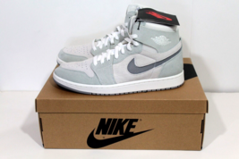 Men&#39;s NIKE AIR JORDAN 1 ZM AIR CMFT 2 High Top Shoe Summit White/Particl... - $132.65