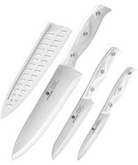Ultra Sharp High Carbon Stainless Steel Chef knife set, 3-pc, 8 inch Che... - £13.68 GBP