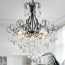 Crystal Chandelier 10-Light Pendant Ceiling Light Modern Lighting Fixture for Di - $526.49